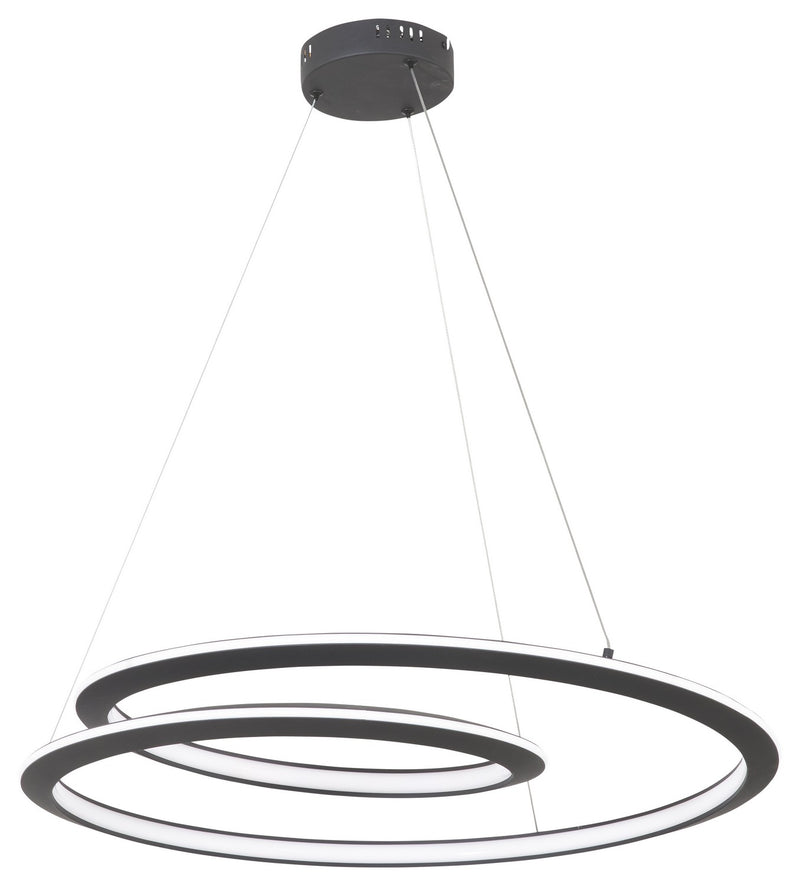 George Kovacs - P1970-066-L - LED Pendant - Infinite - Sand Coal Black