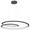 George Kovacs - P1971-066-L - LED Pendant - Infinite - Sand Coal Black