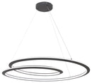 George Kovacs - P1972-066-L - LED Pendant - Infinite - Sand Coal Black