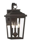Three Light Wall Mount<br /><span style="color:#4AB0CE;">Entrega: 4-10 dias en USA</span><br /><span style="color:#4AB0CE;font-size:60%;">PREGUNTE POR ENTREGA EN PANAMA</span><br />Collection: Irvington Manor<br />Finish: Chelesa Bronze