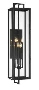 Four Light Wall Mount<br /><span style="color:#4AB0CE;">Entrega: 11-12 semanas en USA</span><br /><span style="color:#4AB0CE;font-size:60%;">PREGUNTE POR ENTREGA EN PANAMA</span><br />Collection: Knoll Road<br />Finish: Coal
