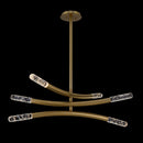 Allegri - 039256-044-FR001 - LED Chandelier - Laga - Winter Brass