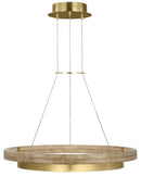 LED Chandelier<br /><span style="color:#4AB0CE;">Entrega: 4-10 dias en USA</span><br /><span style="color:#4AB0CE;font-size:60%;">PREGUNTE POR ENTREGA EN PANAMA</span><br />Collection: Grace<br />Finish: Hand Rubbed Antique Brass/Natural Oak