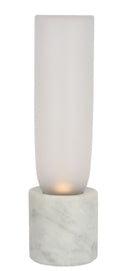 LED Table Lamp<br /><span style="color:#4AB0CE;">Entrega: 4-10 dias en USA</span><br /><span style="color:#4AB0CE;font-size:60%;">PREGUNTE POR ENTREGA EN PANAMA</span><br />Collection: Volver<br />Finish: White Marble
