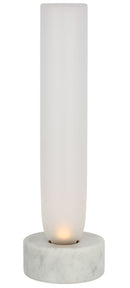 LED Table Lamp<br /><span style="color:#4AB0CE;">Entrega: 4-10 dias en USA</span><br /><span style="color:#4AB0CE;font-size:60%;">PREGUNTE POR ENTREGA EN PANAMA</span><br />Collection: Volver<br />Finish: White Marble