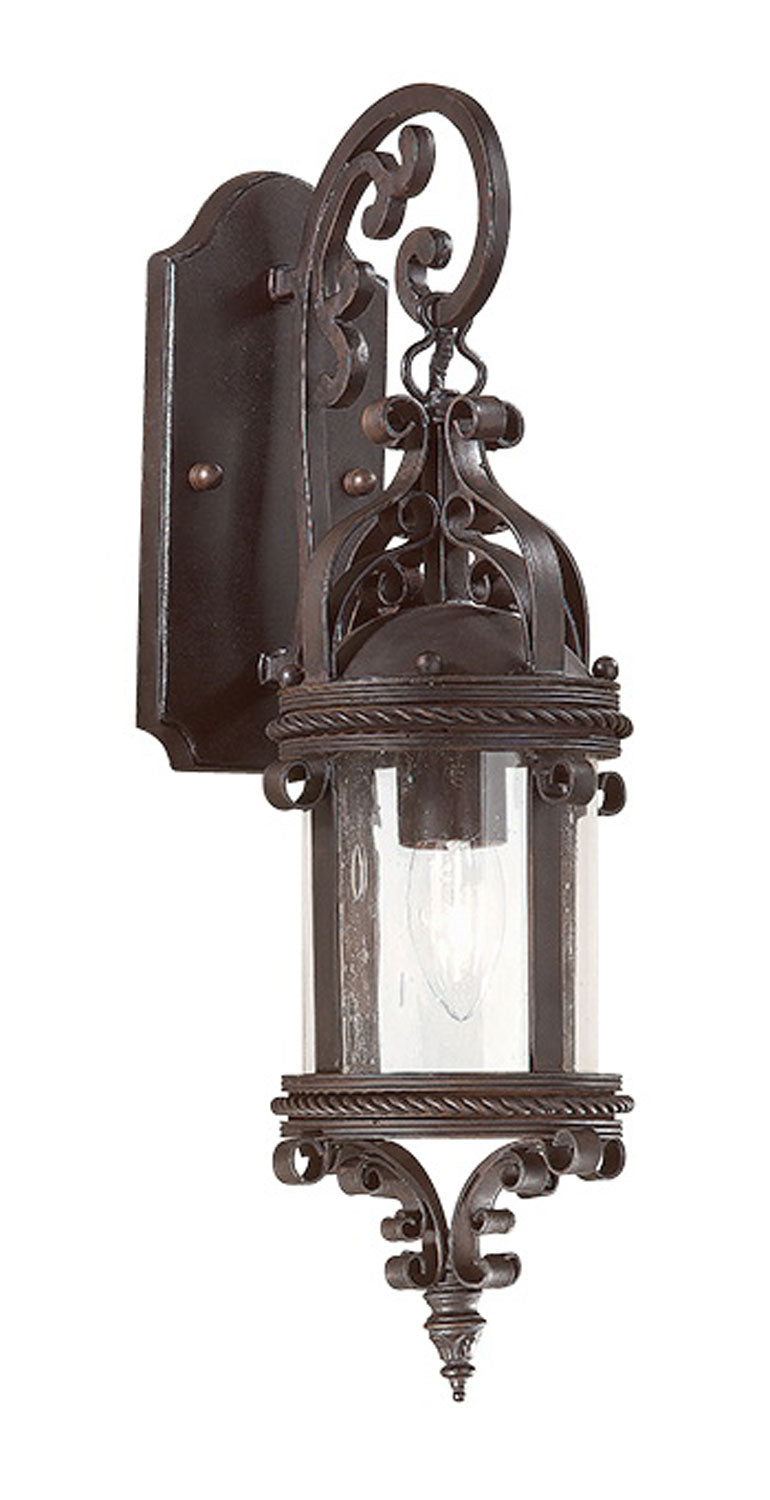 Troy Lighting - B9121-SFB - One Light Wall Lantern - Pamplona - Soft Off Black