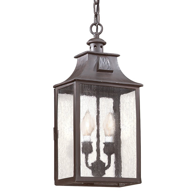 Troy Lighting - F9004-SFB - Two Light Hanging Lantern - Newton - Soft Off Black