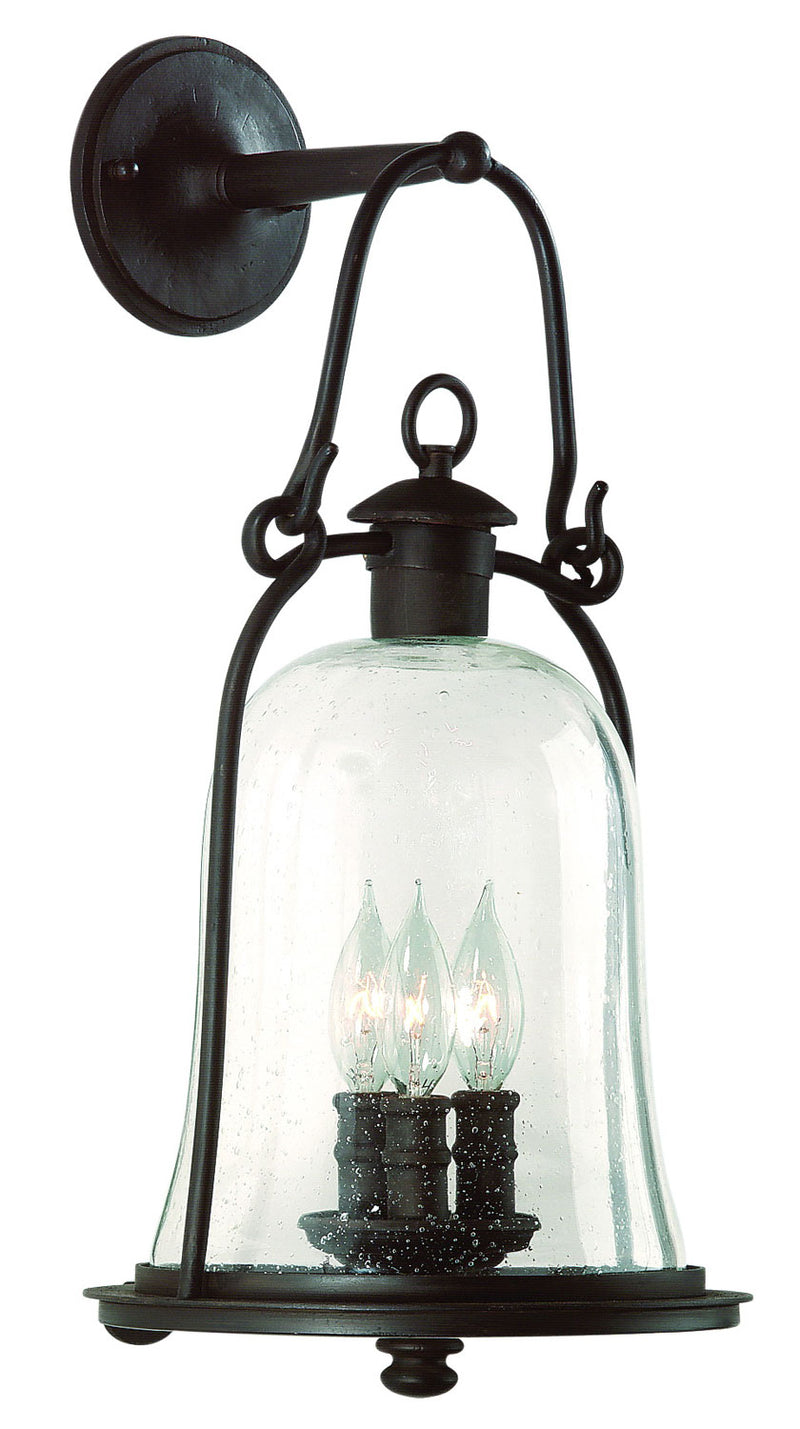 Troy Lighting - B9463NB - Three Light Wall Lantern - Owings Mill - Natural Bronze