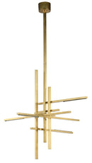LED Chandelier<br /><span style="color:#4AB0CE;">Entrega: 4-10 dias en USA</span><br /><span style="color:#4AB0CE;font-size:60%;">PREGUNTE POR ENTREGA EN PANAMA</span><br />Collection: Cityscape<br />Finish: Hand Rubbed Antique Brass