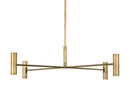 LED Chandelier<br /><span style="color:#4AB0CE;">Entrega: 4-10 dias en USA</span><br /><span style="color:#4AB0CE;font-size:60%;">PREGUNTE POR ENTREGA EN PANAMA</span><br />Collection: Ponte<br />Finish: Hand Rubbed Antique Brass