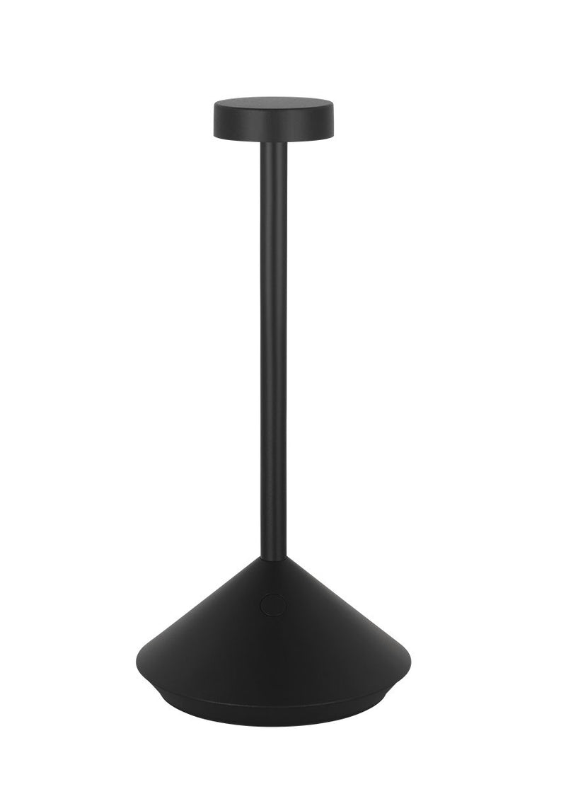 LED Table Lamp<br /><span style="color:#4AB0CE;">Entrega: 4-10 dias en USA</span><br /><span style="color:#4AB0CE;font-size:60%;">PREGUNTE POR ENTREGA EN PANAMA</span><br />Collection: Moneta<br />Finish: Black