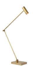 LED Table Lamp<br /><span style="color:#4AB0CE;">Entrega: 4-10 dias en USA</span><br /><span style="color:#4AB0CE;font-size:60%;">PREGUNTE POR ENTREGA EN PANAMA</span><br />Collection: Ponte<br />Finish: Hand Rubbed Antique Brass