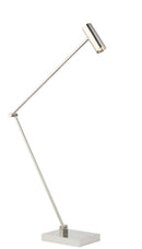 LED Table Lamp<br /><span style="color:#4AB0CE;">Entrega: 4-10 dias en USA</span><br /><span style="color:#4AB0CE;font-size:60%;">PREGUNTE POR ENTREGA EN PANAMA</span><br />Collection: Ponte<br />Finish: Polished Nickel