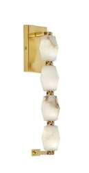 LED Wall Sconce<br /><span style="color:#4AB0CE;">Entrega: 4-5 semanas en USA</span><br /><span style="color:#4AB0CE;font-size:60%;">PREGUNTE POR ENTREGA EN PANAMA</span><br />Collection: Collier<br />Finish: Hand Rubbed Antique Brass
