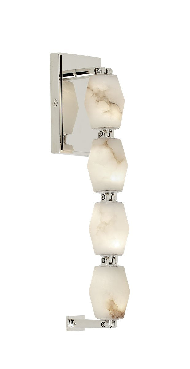 LED Wall Sconce<br /><span style="color:#4AB0CE;">Entrega: 4-10 dias en USA</span><br /><span style="color:#4AB0CE;font-size:60%;">PREGUNTE POR ENTREGA EN PANAMA</span><br />Collection: Collier<br />Finish: Polished Nickel