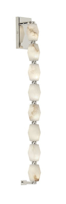 LED Wall Sconce<br /><span style="color:#4AB0CE;">Entrega: 4-10 dias en USA</span><br /><span style="color:#4AB0CE;font-size:60%;">PREGUNTE POR ENTREGA EN PANAMA</span><br />Collection: Collier<br />Finish: Polished Nickel