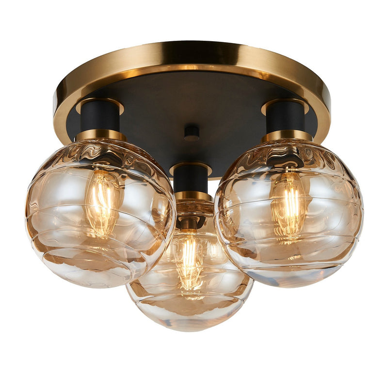 Three Light Semi-Flush Mount<br /><span style="color: