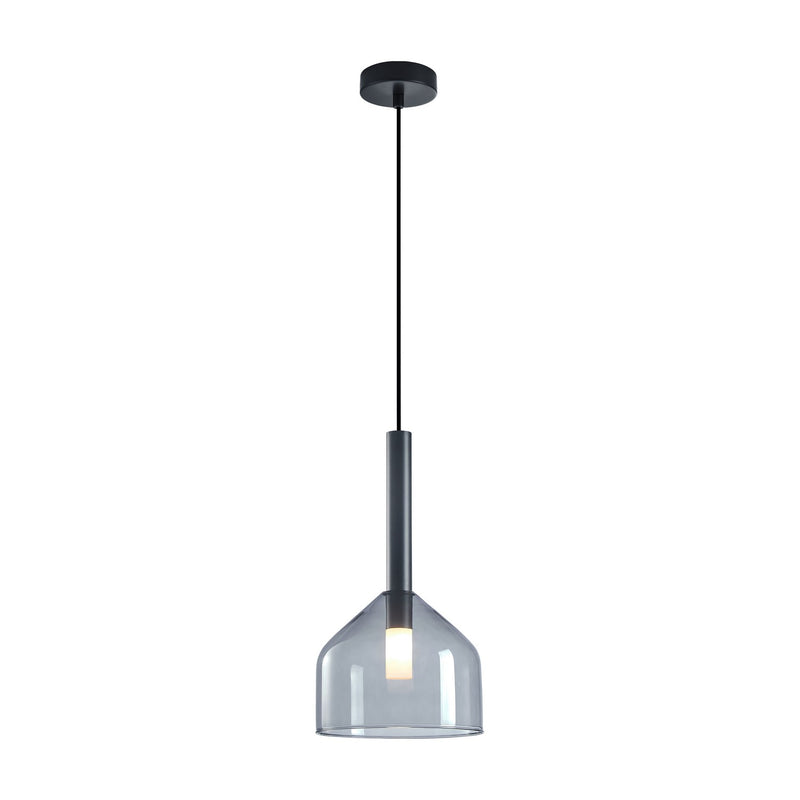 One Light Pendant<br /><span style="color:#4AB0CE;">Entrega: 4-10 dias en USA</span><br /><span style="color:#4AB0CE;font-size:60%;">PREGUNTE POR ENTREGA EN PANAMA</span><br />Collection: Kali<br />Finish: Black