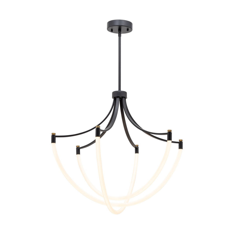 LED Chandelier<br /><span style="color:#4AB0CE;">Entrega: 4-10 dias en USA</span><br /><span style="color:#4AB0CE;font-size:60%;">PREGUNTE POR ENTREGA EN PANAMA</span><br />Collection: Cascata<br />Finish: Black and Brushed Brass