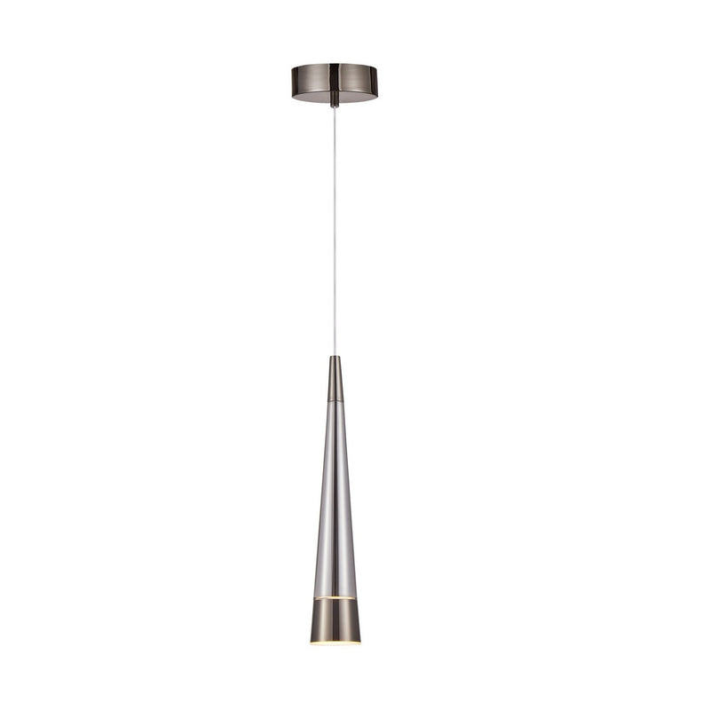 Artcraft Canada - AC6821SM - LED Pendant - Sunnyvale - Pearl Black and Smoke