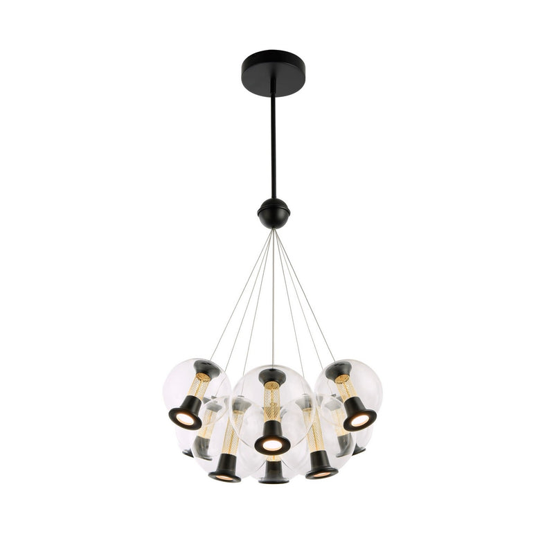 LED Chandelier<br /><span style="color:#4AB0CE;">Entrega: 4-10 dias en USA</span><br /><span style="color:#4AB0CE;font-size:60%;">PREGUNTE POR ENTREGA EN PANAMA</span><br />Collection: Arlo<br />Finish: Black