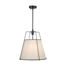 Three Light Pendant<br /><span style="color:#4AB0CE;">Entrega: 4-10 dias en USA</span><br /><span style="color:#4AB0CE;font-size:60%;">PREGUNTE POR ENTREGA EN PANAMA</span><br />Collection: Pullman<br />Finish: Black