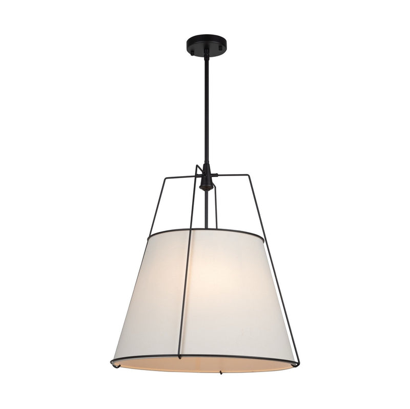 Four Light Pendant<br /><span style="color:#4AB0CE;">Entrega: 4-10 dias en USA</span><br /><span style="color:#4AB0CE;font-size:60%;">PREGUNTE POR ENTREGA EN PANAMA</span><br />Collection: Pullman<br />Finish: Black