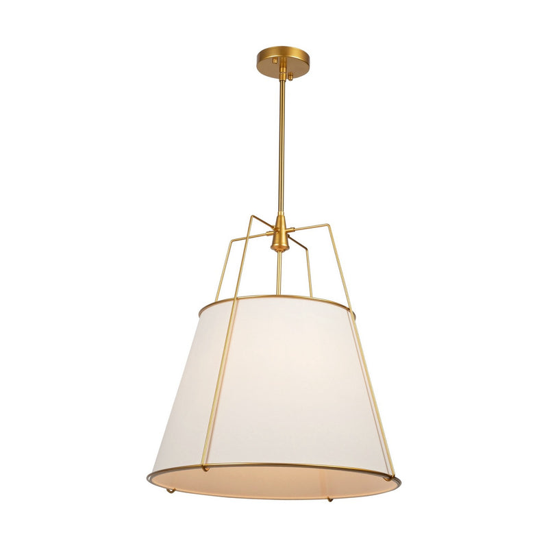 Four Light Pendant<br /><span style="color:#4AB0CE;">Entrega: 4-10 dias en USA</span><br /><span style="color:#4AB0CE;font-size:60%;">PREGUNTE POR ENTREGA EN PANAMA</span><br />Collection: Pullman<br />Finish: Brass