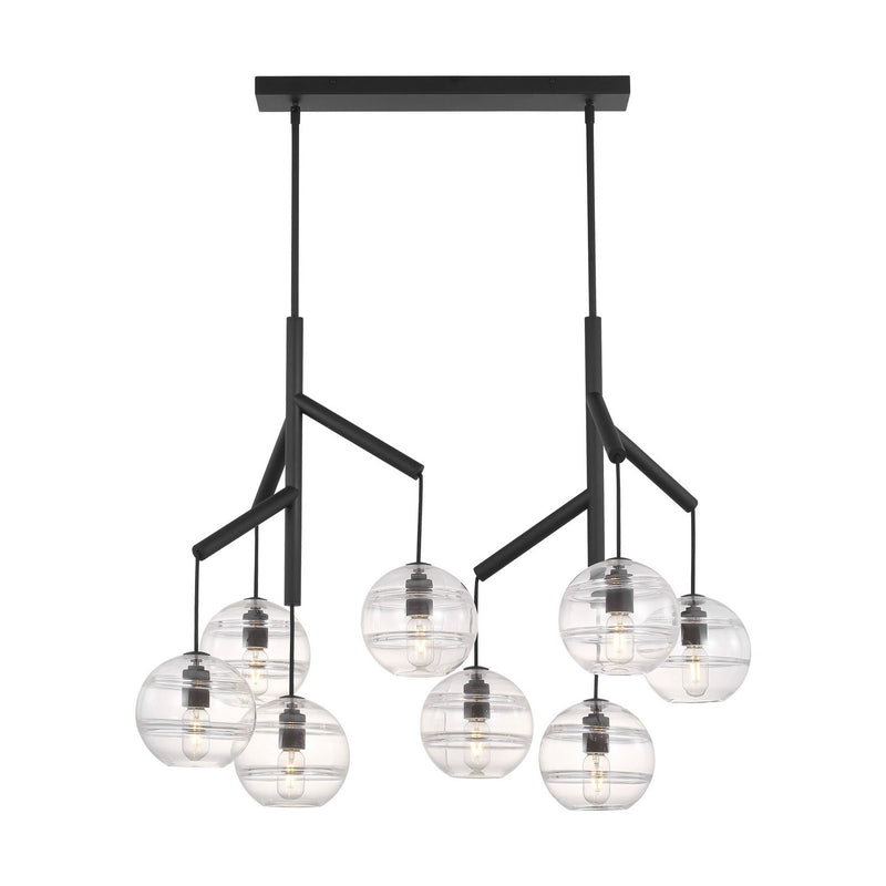 LED Chandelier<br /><span style="color:#4AB0CE;">Entrega: 4-10 dias en USA</span><br /><span style="color:#4AB0CE;font-size:60%;">PREGUNTE POR ENTREGA EN PANAMA</span><br />Collection: Sedona<br />Finish: Nightshade Black