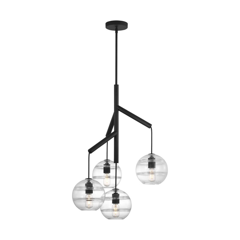 Four Light Chandelier<br /><span style="color:#4AB0CE;">Entrega: 4-10 dias en USA</span><br /><span style="color:#4AB0CE;font-size:60%;">PREGUNTE POR ENTREGA EN PANAMA</span><br />Collection: Sedona<br />Finish: Nightshade Black