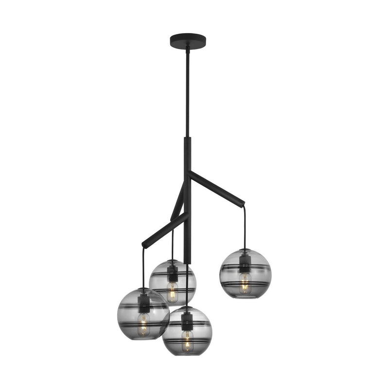 Four Light Chandelier<br /><span style="color:#4AB0CE;">Entrega: 4-10 dias en USA</span><br /><span style="color:#4AB0CE;font-size:60%;">PREGUNTE POR ENTREGA EN PANAMA</span><br />Collection: Sedona<br />Finish: Nightshade Black