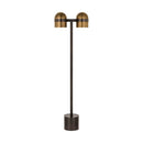 LED Floor Lamp<br /><span style="color:#4AB0CE;">Entrega: 4-10 dias en USA</span><br /><span style="color:#4AB0CE;font-size:60%;">PREGUNTE POR ENTREGA EN PANAMA</span><br />Collection: Octavia<br />Finish: Blackened Bronze/Bright Worn Brass