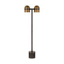 LED Floor Lamp<br /><span style="color:#4AB0CE;">Entrega: 4-10 dias en USA</span><br /><span style="color:#4AB0CE;font-size:60%;">PREGUNTE POR ENTREGA EN PANAMA</span><br />Collection: Octavia<br />Finish: Blackened Bronze/Bright Worn Brass