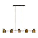 LED Linear Chandelier<br /><span style="color:#4AB0CE;">Entrega: 7-8 semanas en USA</span><br /><span style="color:#4AB0CE;font-size:60%;">PREGUNTE POR ENTREGA EN PANAMA</span><br />Collection: Octavia<br />Finish: Blackened Bronze/Bright Worn Brass