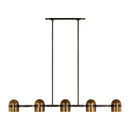 LED Linear Chandelier<br /><span style="color:#4AB0CE;">Entrega: 4-10 dias en USA</span><br /><span style="color:#4AB0CE;font-size:60%;">PREGUNTE POR ENTREGA EN PANAMA</span><br />Collection: Octavia<br />Finish: Blackened Bronze/Bright Worn Brass