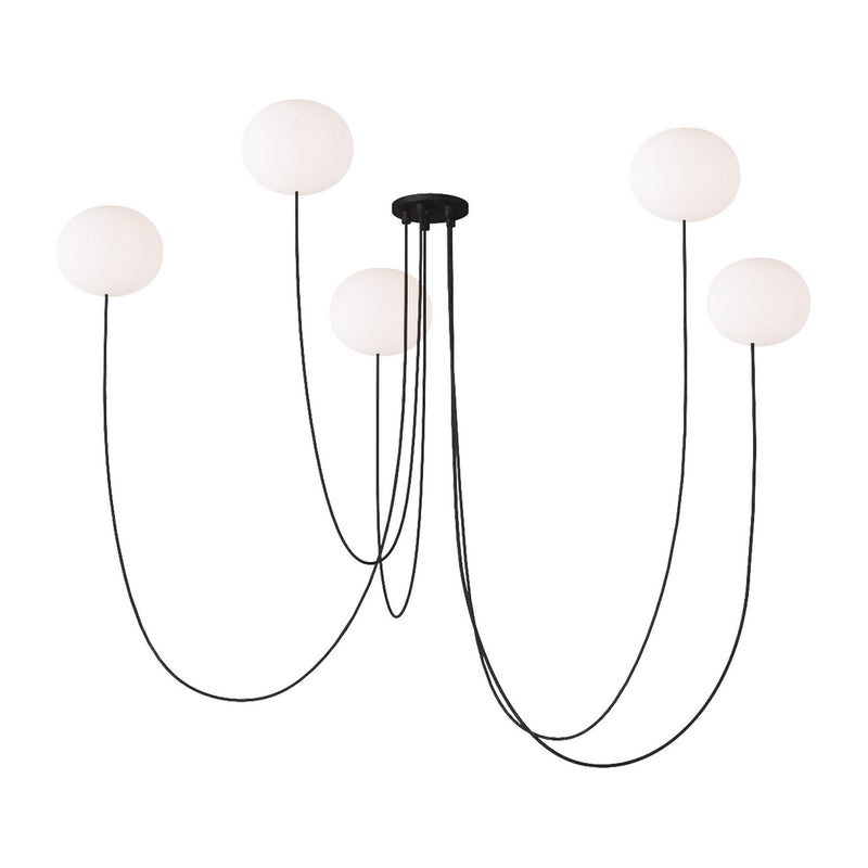 Visual Comfort Modern - PBCH36027OPB - LED Chandelier - Helium - Matte Black