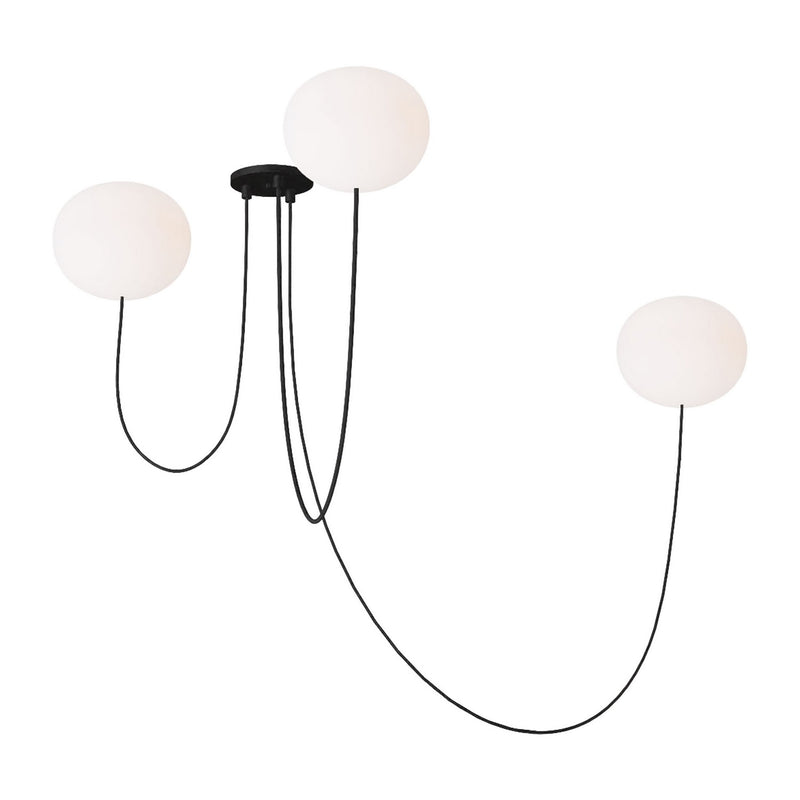 Visual Comfort Modern - PBCH36327OPB - LED Chandelier - Helium - Matte Black