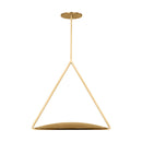 LED Pendant<br /><span style="color:#4AB0CE;">Entrega: 4-10 dias en USA</span><br /><span style="color:#4AB0CE;font-size:60%;">PREGUNTE POR ENTREGA EN PANAMA</span><br />Collection: Cymbal<br />Finish: Natural Brass