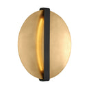 LED Wall Sconce<br /><span style="color:#4AB0CE;">Entrega: 4-10 dias en USA</span><br /><span style="color:#4AB0CE;font-size:60%;">PREGUNTE POR ENTREGA EN PANAMA</span><br />Collection: Cymbal<br />Finish: Dark Bronze/Natural Brass
