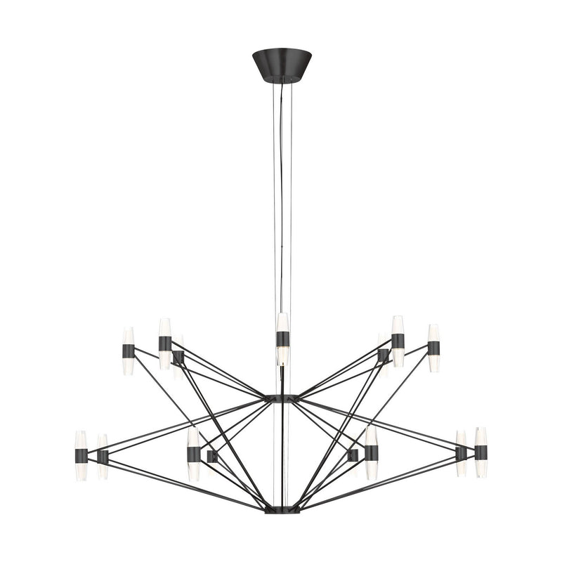 LED Chandelier<br /><span style="color:#4AB0CE;">Entrega: 4-10 dias en USA</span><br /><span style="color:#4AB0CE;font-size:60%;">PREGUNTE POR ENTREGA EN PANAMA</span><br />Collection: Lassell<br />Finish: Dark Bronze