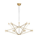 LED Chandelier<br /><span style="color:#4AB0CE;">Entrega: 4-10 dias en USA</span><br /><span style="color:#4AB0CE;font-size:60%;">PREGUNTE POR ENTREGA EN PANAMA</span><br />Collection: Lassell<br />Finish: Natural Brass