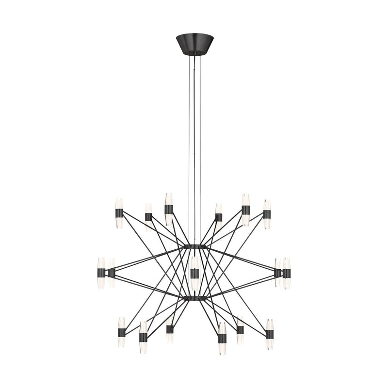 LED Chandelier<br /><span style="color:#4AB0CE;">Entrega: 4-10 dias en USA</span><br /><span style="color:#4AB0CE;font-size:60%;">PREGUNTE POR ENTREGA EN PANAMA</span><br />Collection: Lassell<br />Finish: Dark Bronze