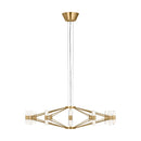 LED Chandelier<br /><span style="color:#4AB0CE;">Entrega: 4-10 dias en USA</span><br /><span style="color:#4AB0CE;font-size:60%;">PREGUNTE POR ENTREGA EN PANAMA</span><br />Collection: Lassell<br />Finish: Natural Brass
