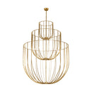 LED Chandelier<br /><span style="color:#4AB0CE;">Entrega: 4-10 dias en USA</span><br /><span style="color:#4AB0CE;font-size:60%;">PREGUNTE POR ENTREGA EN PANAMA</span><br />Collection: Sanchi<br />Finish: Polished Antique Brass