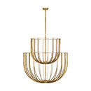 LED Chandelier<br /><span style="color:#4AB0CE;">Entrega: 4-10 dias en USA</span><br /><span style="color:#4AB0CE;font-size:60%;">PREGUNTE POR ENTREGA EN PANAMA</span><br />Collection: Sanchi<br />Finish: Polished Antique Brass