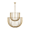 LED Chandelier<br /><span style="color:#4AB0CE;">Entrega: 4-10 dias en USA</span><br /><span style="color:#4AB0CE;font-size:60%;">PREGUNTE POR ENTREGA EN PANAMA</span><br />Collection: Sanchi<br />Finish: Polished Antique Brass