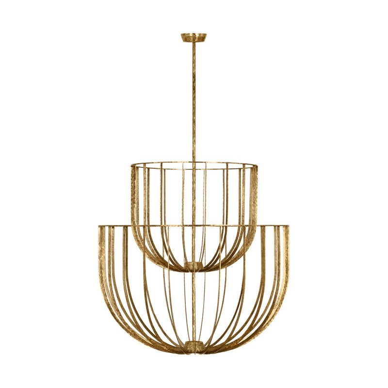 LED Chandelier<br /><span style="color:#4AB0CE;">Entrega: 21-22 semanas en USA</span><br /><span style="color:#4AB0CE;font-size:60%;">PREGUNTE POR ENTREGA EN PANAMA</span><br />Collection: Sanchi<br />Finish: Polished Antique Brass