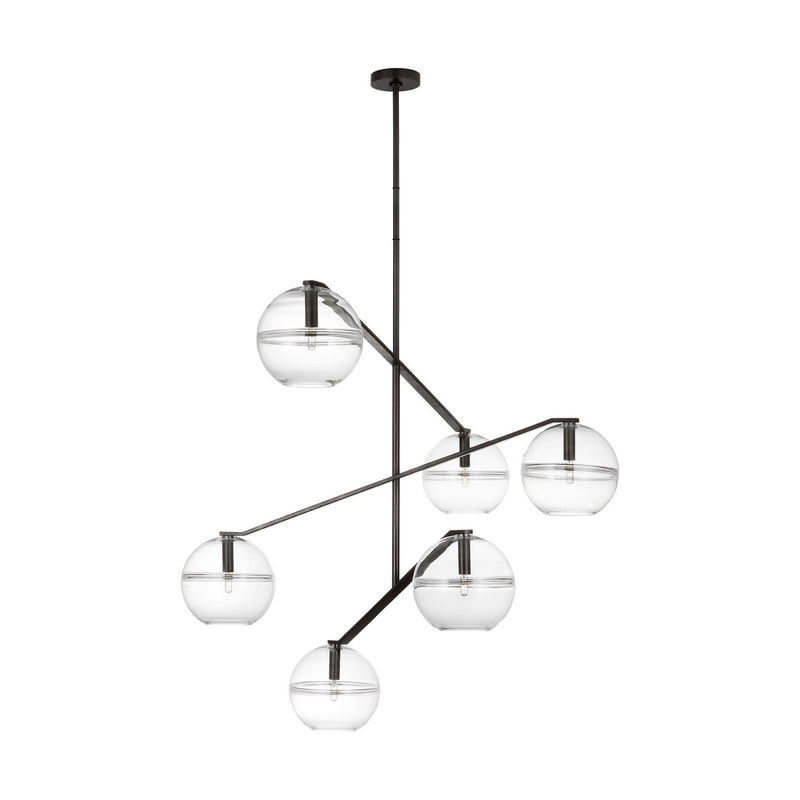 Six Light Chandelier<br /><span style="color:#4AB0CE;">Entrega: 4-10 dias en USA</span><br /><span style="color:#4AB0CE;font-size:60%;">PREGUNTE POR ENTREGA EN PANAMA</span><br />Collection: Lowing<br />Finish: Blackened Forged