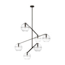LED Chandelier<br /><span style="color:#4AB0CE;">Entrega: 3-4 semanas en USA</span><br /><span style="color:#4AB0CE;font-size:60%;">PREGUNTE POR ENTREGA EN PANAMA</span><br />Collection: Lowing<br />Finish: Blackened Forged