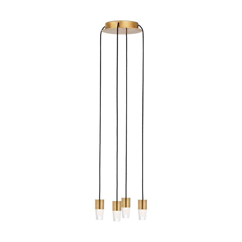 Visual Comfort Modern - SLCH39027NB - LED Chandelier - Lassell - Natural Brass